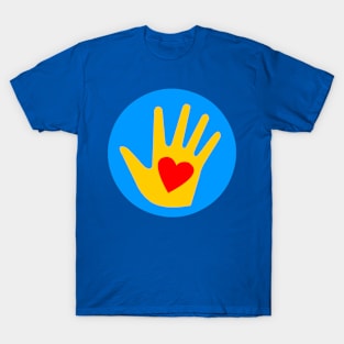 Heart in Hand Pop Art T-Shirt